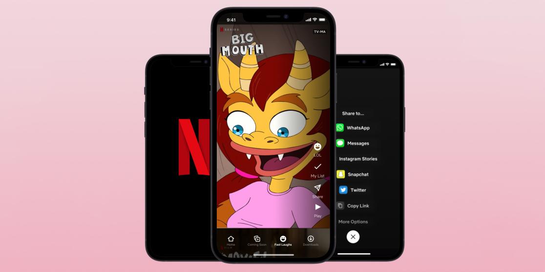 В Netflix для iPhone появился аналог TikTok